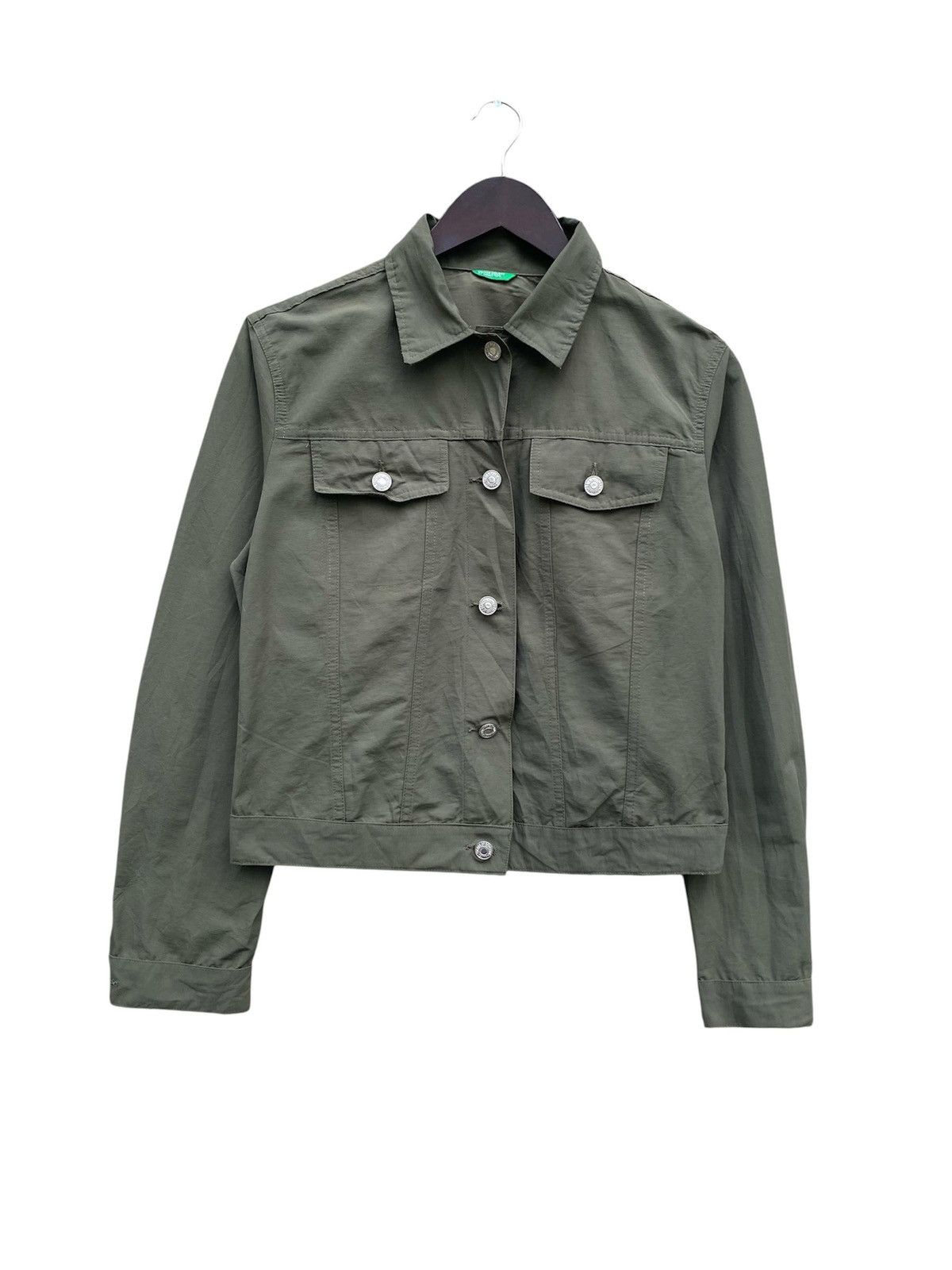 United Colors Of Benetton United Colors Of Benetton Trucker Style Jacket Size M / US 6-8 / IT 42-44 - 1 Thumbnail