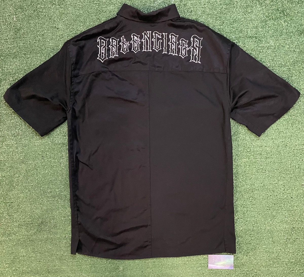 Balenciaga Balenciaga Embroidered tattoo shirt Size US L / EU 52-54 / 3 - 2 Thumbnail
