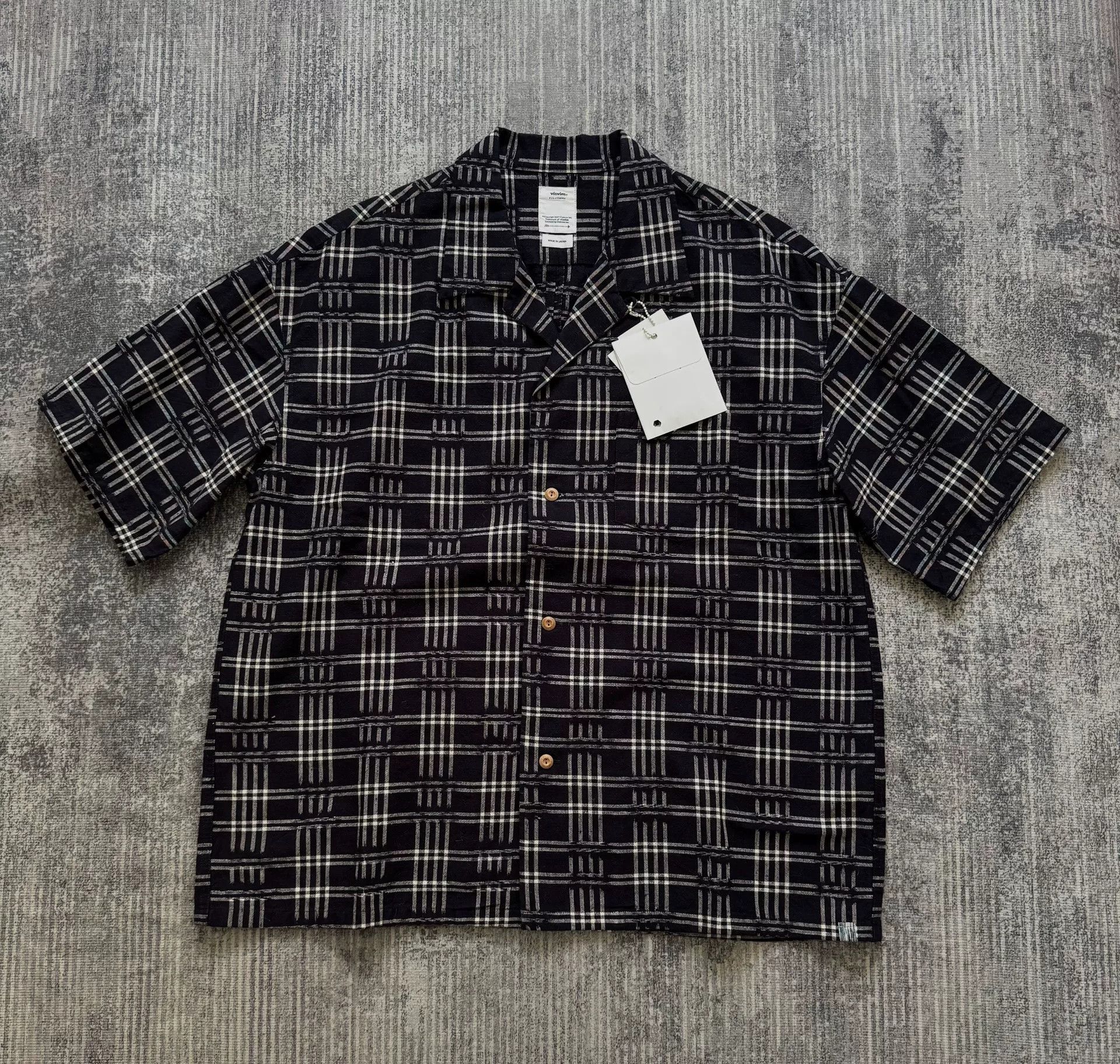 Visvim VISVIM 23AW Crosby S/S Kasuri Shirt Size US M / EU 48-50 / 2 - 1 Thumbnail