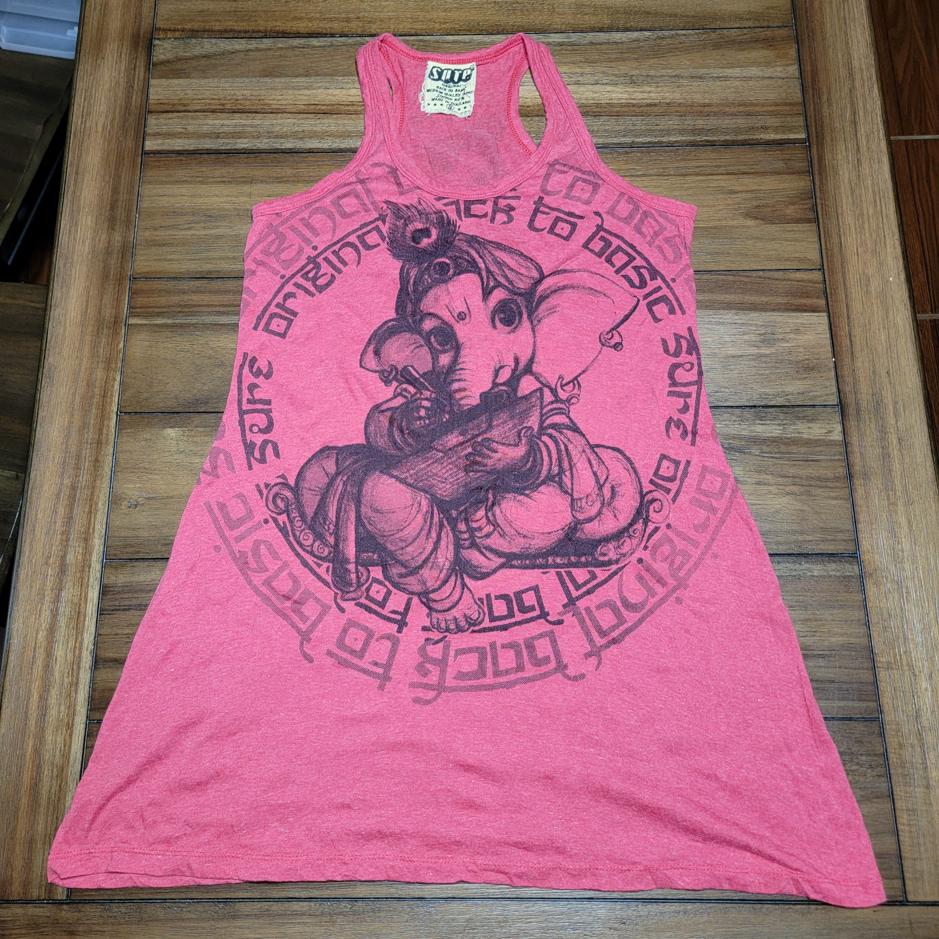 Other SURE Original Tank Top Red Elephant Graphic - Size Medium Size M / US 6-8 / IT 42-44 - 1 Thumbnail
