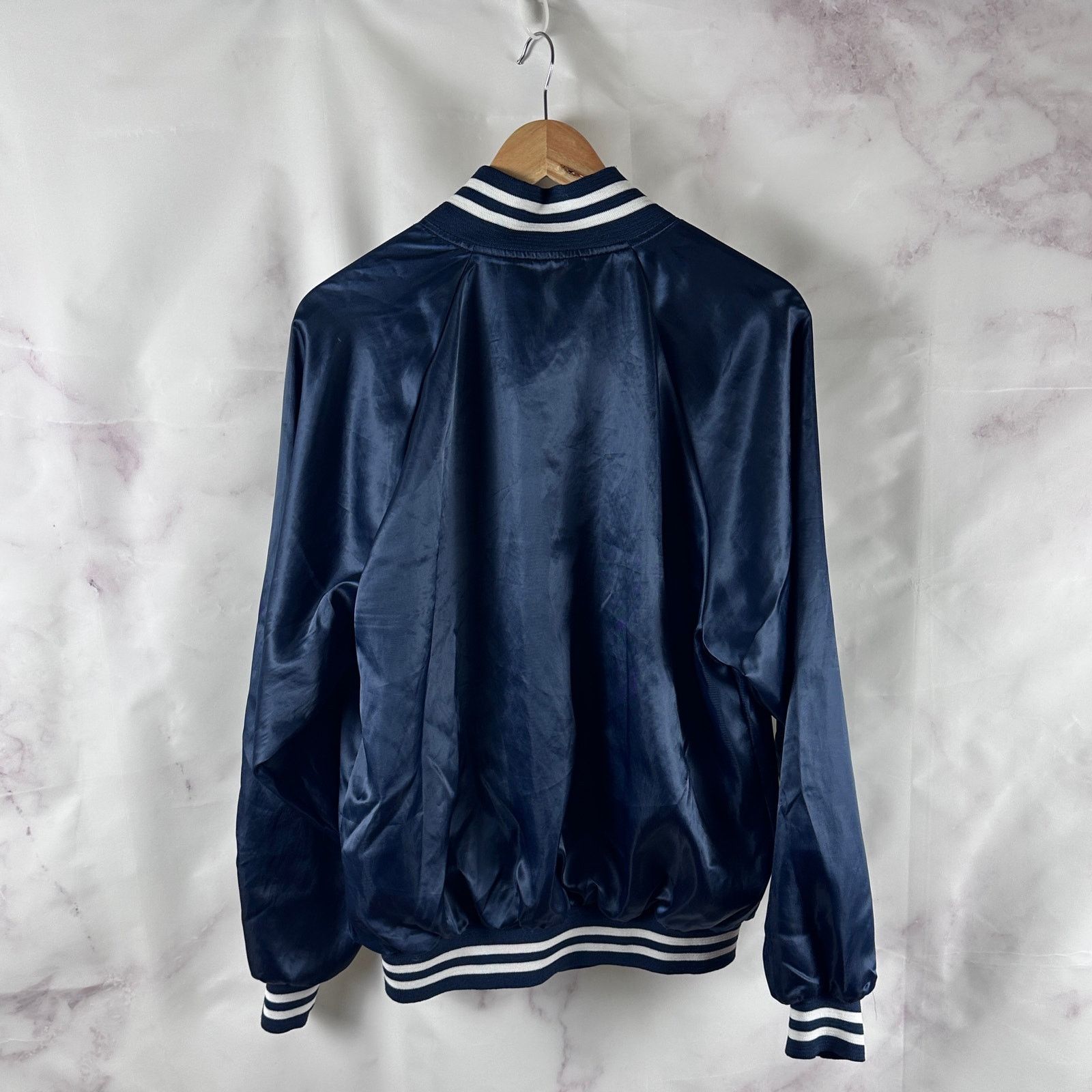 Vintage Vintage Nemesis Sportswear Navy Varsity Jacket Size US M / EU 48-50 / 2 - 5 Thumbnail