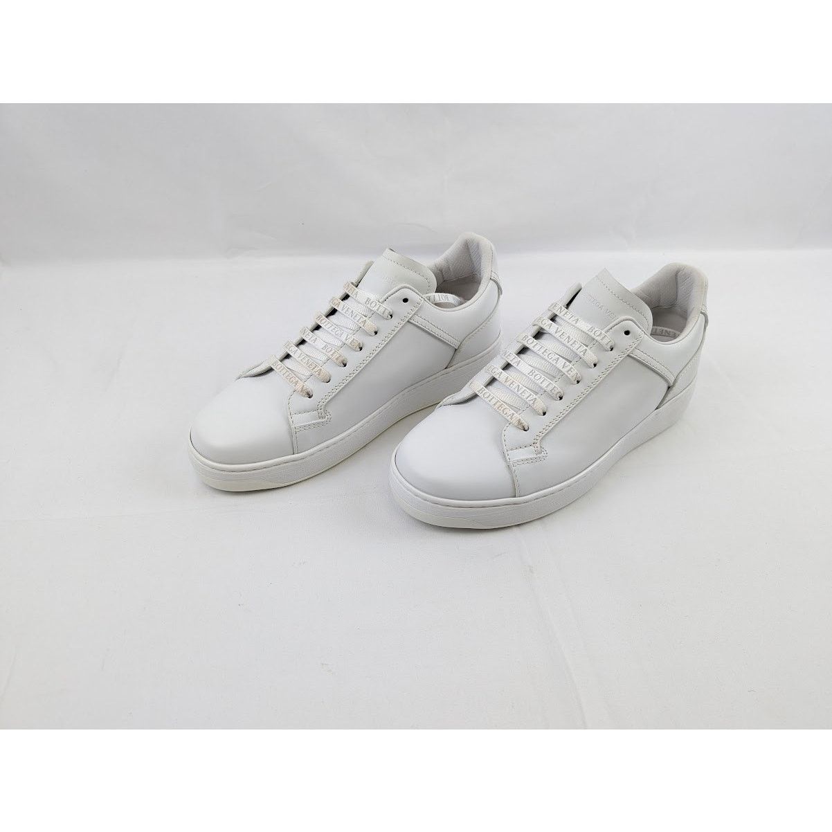 Bottega Veneta o1rshd1 Bolt Calf Sneaker Pelle S.GOMM in Optic White Size US 8 / EU 41 - 14 Thumbnail
