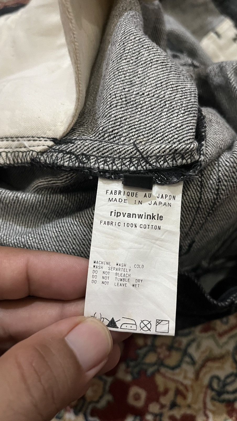 RIPVANWINKLE Vintage Ripvanwinkle Smart Jeans manual 31" x 32" Size US 31 - 10 Thumbnail