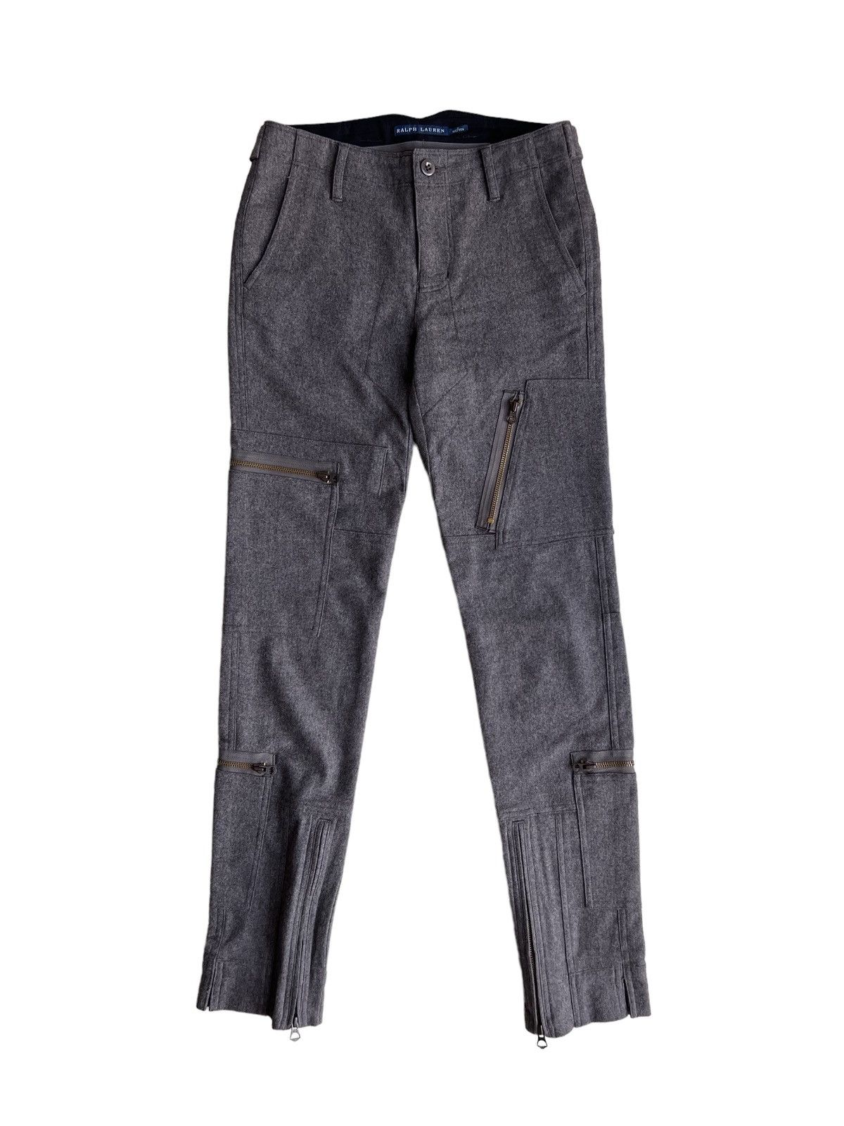 Polo Ralph Lauren Ralph Lauren Parachute Zipper Wool Bondage Tactical Pants Size US 28 / EU 44 - 2 Thumbnail