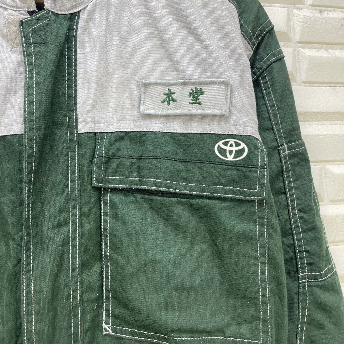 Vintage 💥Vintage Toyota Techno Top Crew Coverall Workwear Size US 34 / EU 50 - 7 Thumbnail