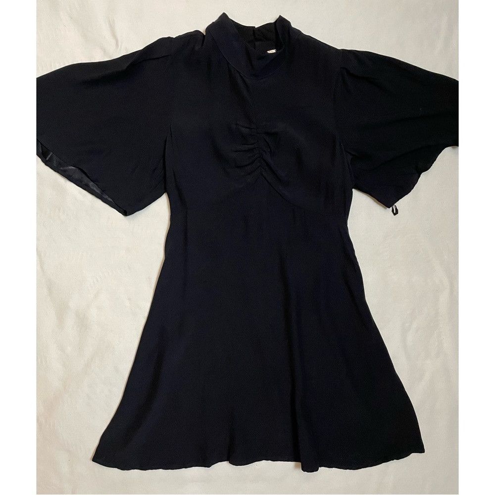 Free People NWT New $128 Free People My Baby Black Mini Dress Size 2 Size XS / US 0-2 / IT 36-38 - 6 Thumbnail