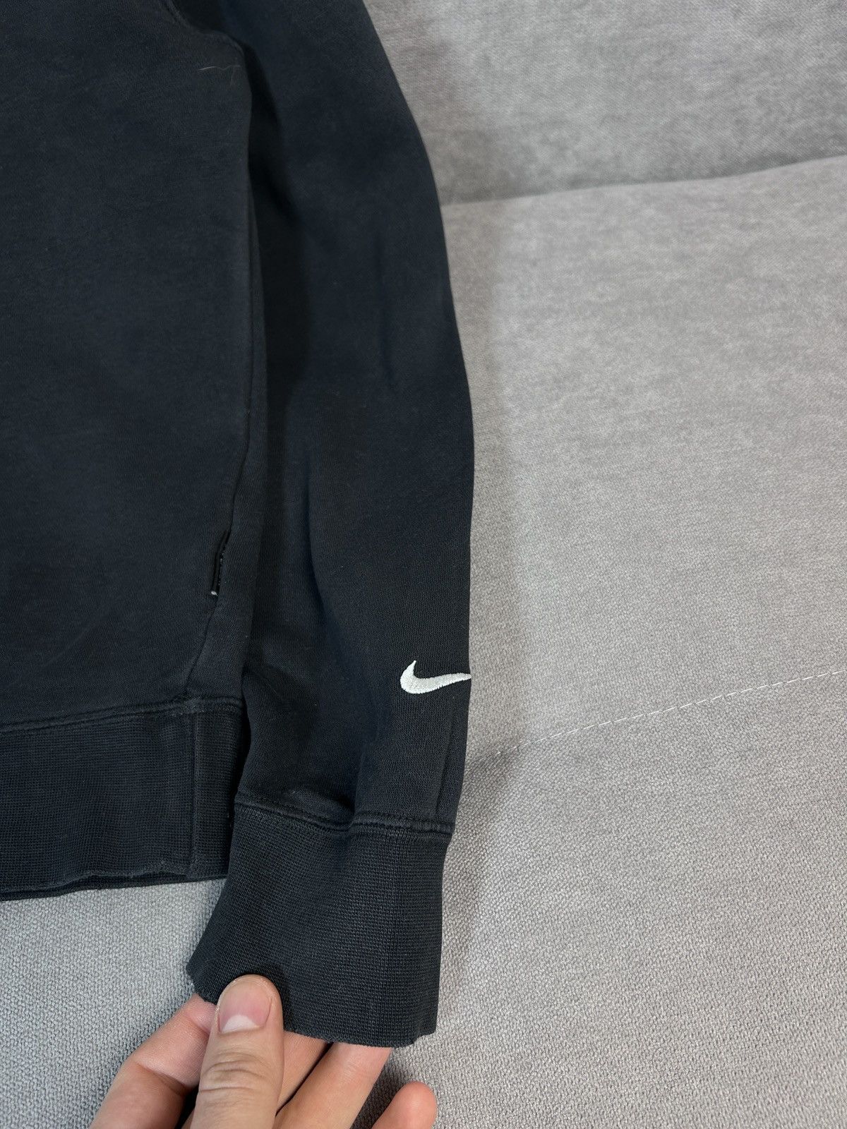 Nike Vintage Nike Double Swoosh Oversized Big Logo Sweatshirt Size US XS / EU 42 / 0 - 6 Thumbnail