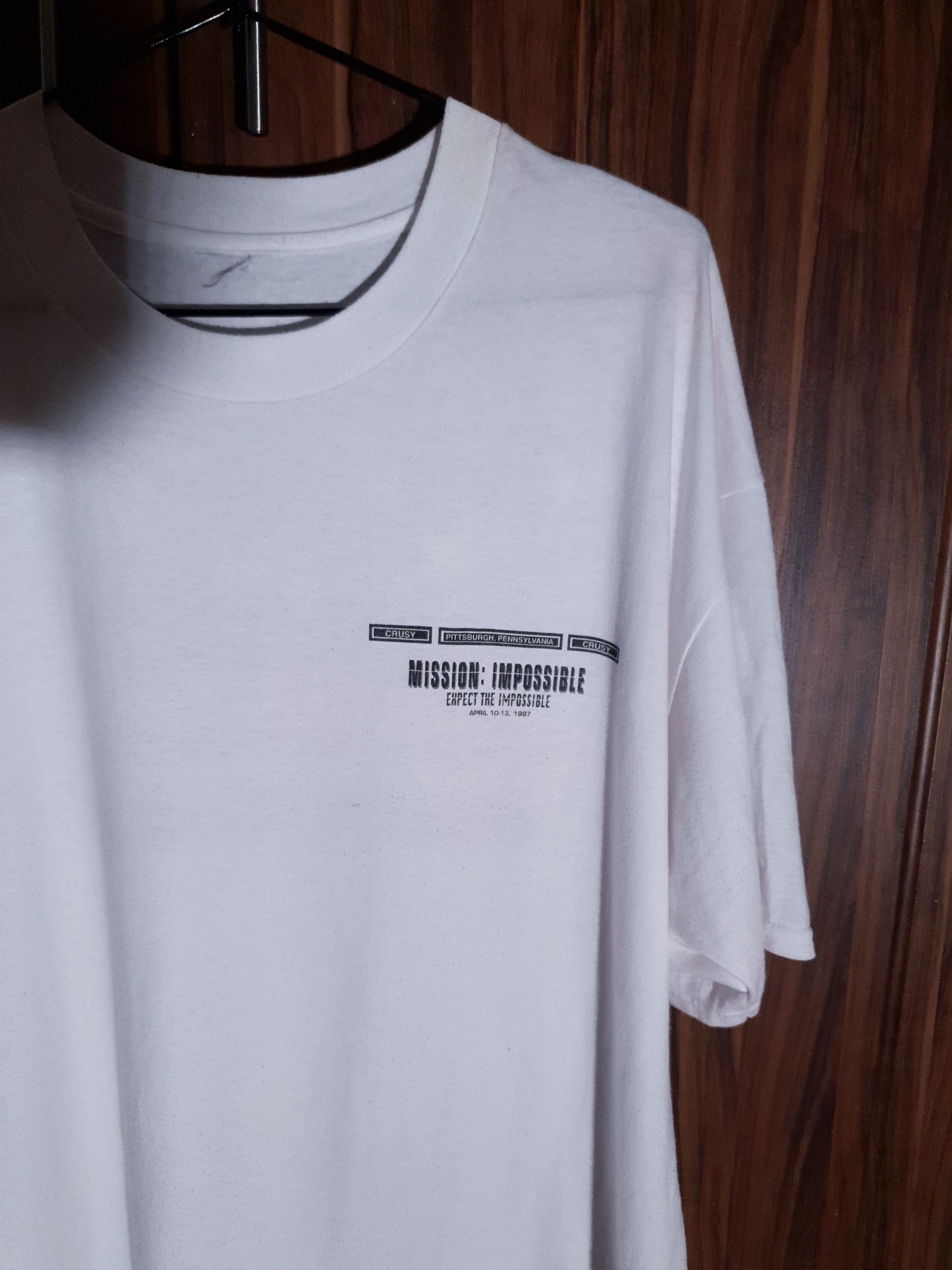 mission impossible expect the impossible 1997 t shirt, image size:3500x4667