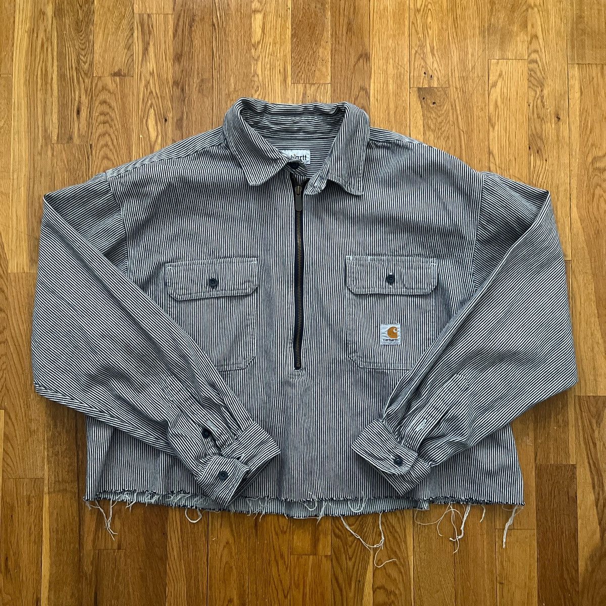 Carhartt Cropped Carhartt Quarter Zip Size US XL / EU 56 / 4 - 1 Thumbnail