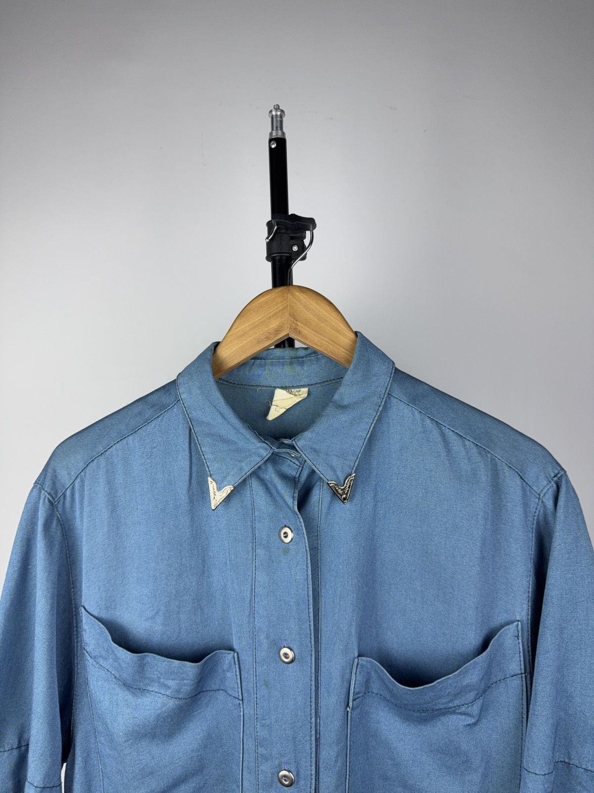Cowboy Equipment Vintage 80s Cowboy Retro Western Rare Short Shirt Size US M / EU 48-50 / 2 - 2 Thumbnail