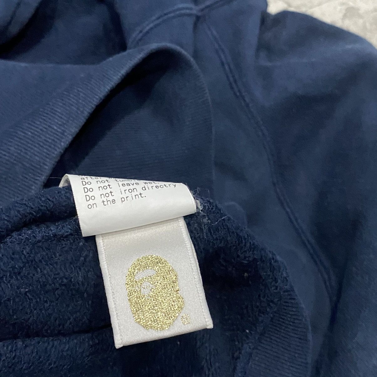 Bape Bape Teriyaki Source Navy Full Zip Hoodie Size US XL / EU 56 / 4 - 6 Thumbnail