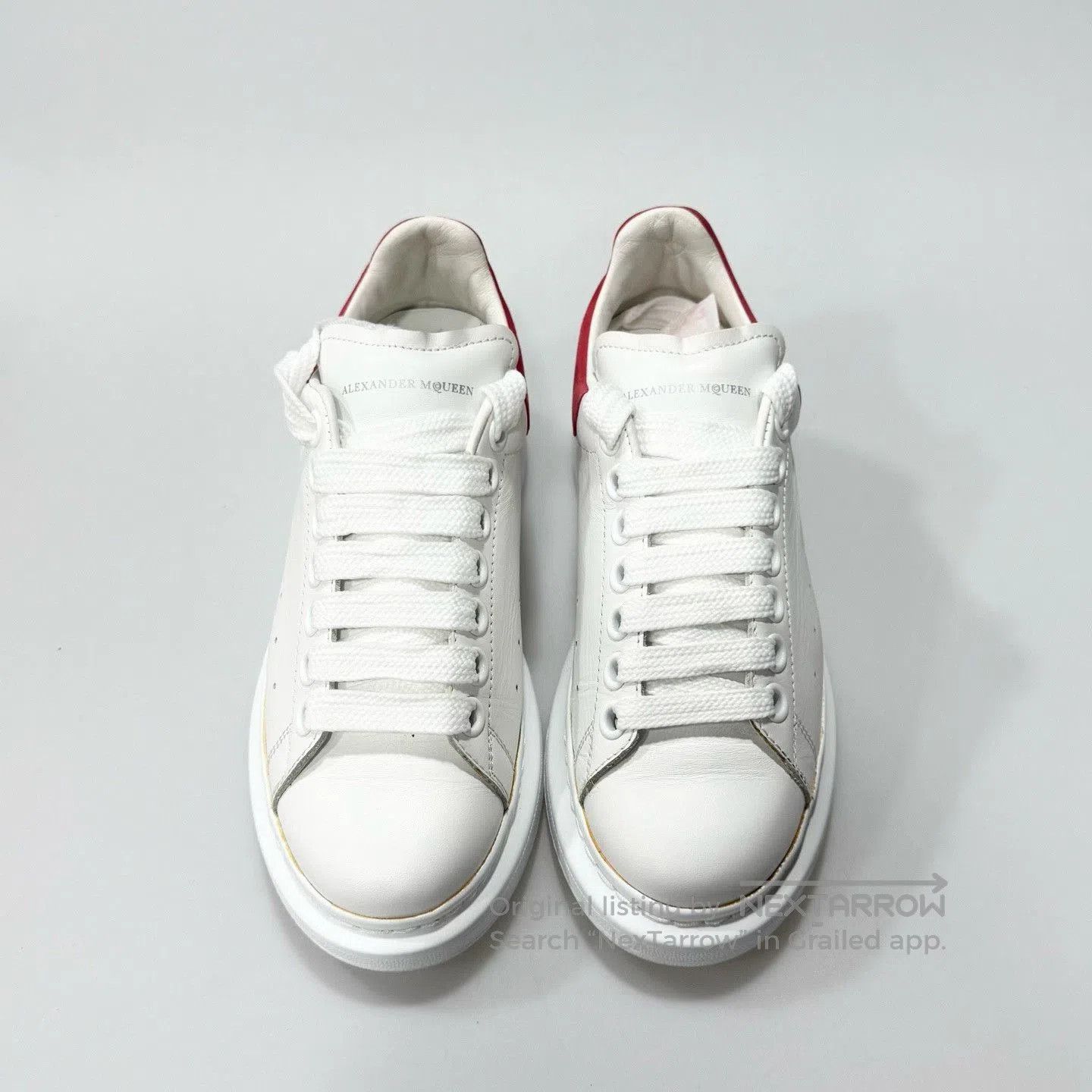 Alexander McQueen Alexander McQueen White Red Sneakers 36. Size US 5 / IT 35 - 4 Thumbnail