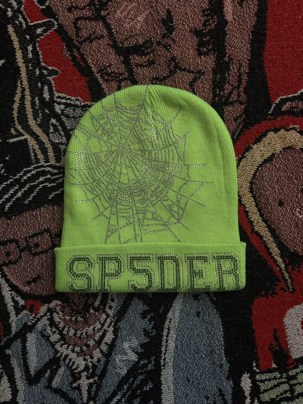 Sp5der Sp5der Worldwide Web Beanie Size ONE SIZE - 1 Thumbnail