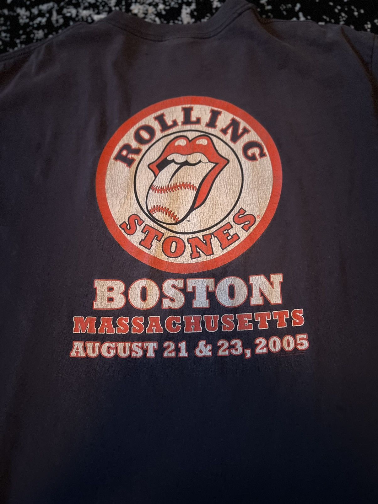 Vintage RARE Vintage Rolling Stones x Boston Red Rocks tee Size US L / EU 52-54 / 3 - 4 Thumbnail
