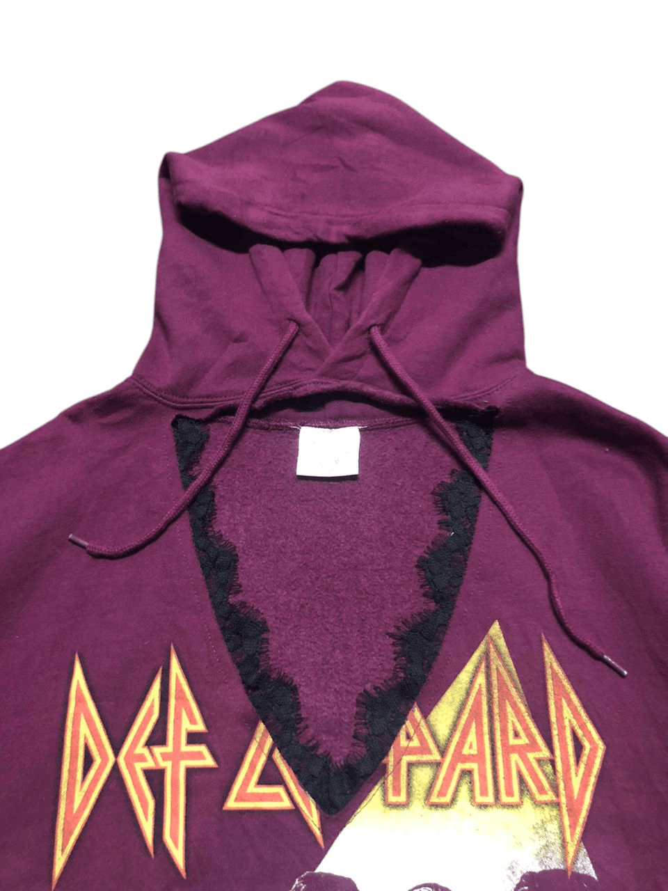 Band Tees × Def Leppard Def Leppard Line Up Hoodie FullOver Custom Size L / US 10 / IT 46 - 3 Thumbnail