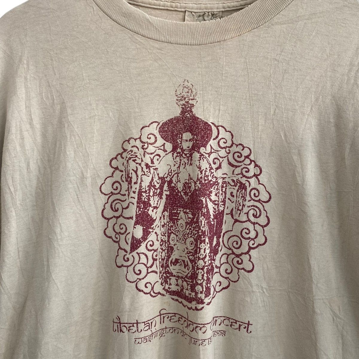 Band Tees × Vintage Vintage Tibetan Freedom Concert 1998 Washington DC Size US XL / EU 56 / 4 - 4 Thumbnail