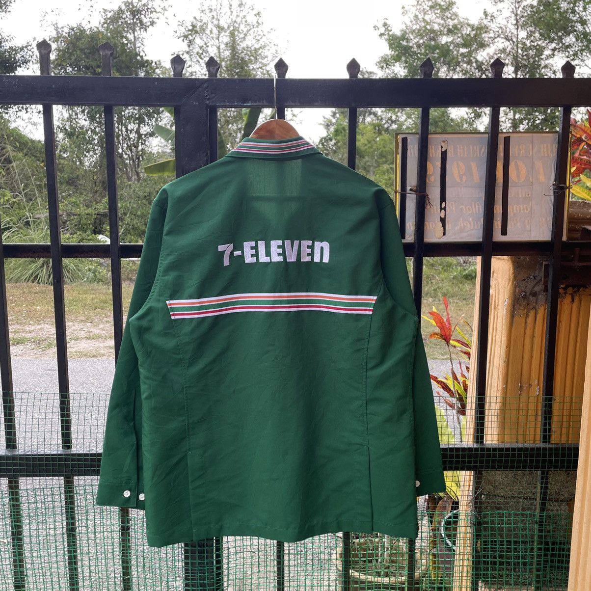 Japanese Brand 🔥🇯🇵Vintage Seven Eleven Full Zipper Workers Light Jacket Size US M / EU 48-50 / 2 - 1 Thumbnail