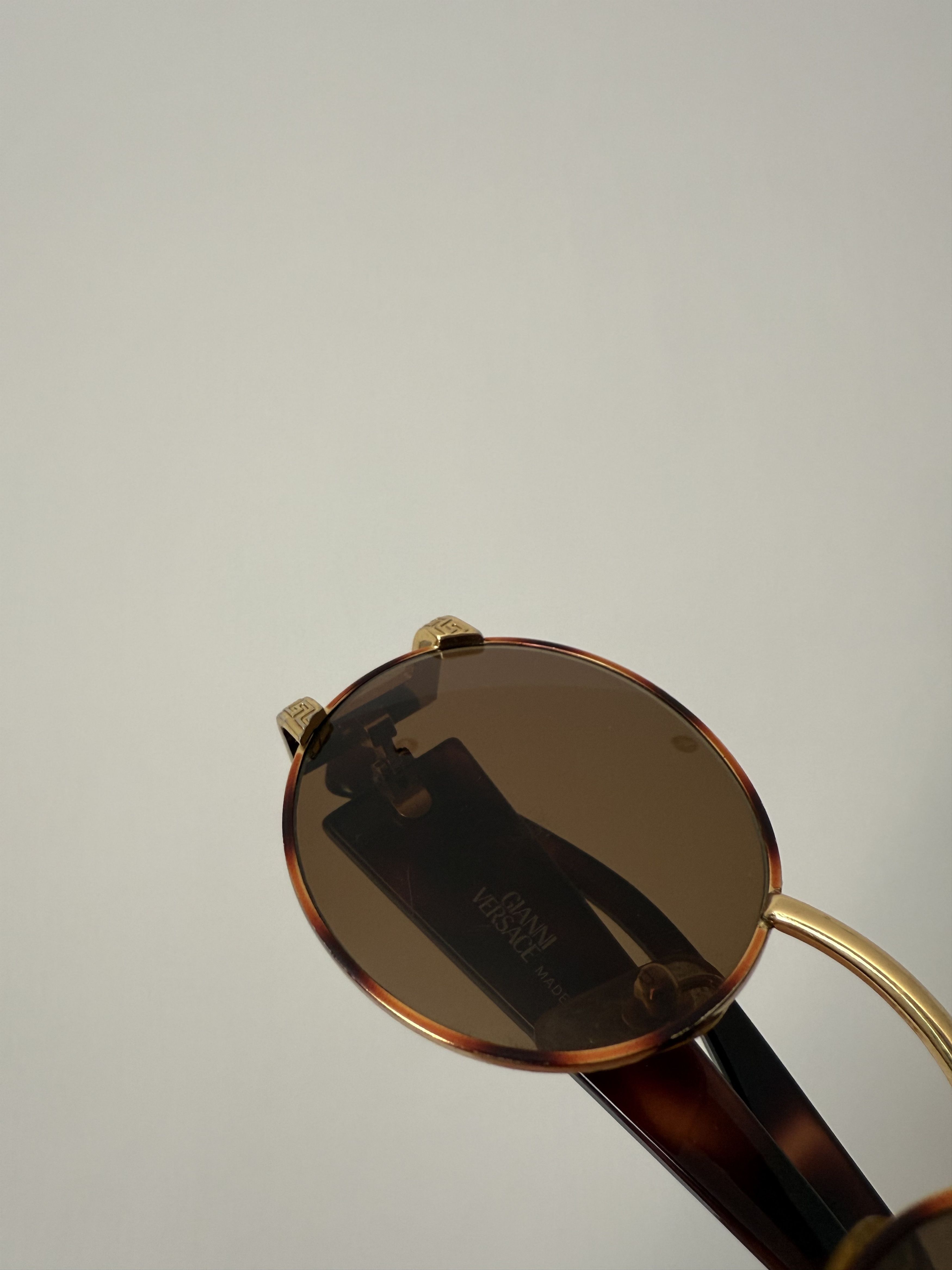 Versace Gianni Versace Mod S60 Vintage 90s Medusa Greek Key Size ONE SIZE - 8 Thumbnail