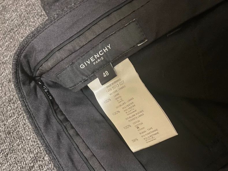 Givenchy Givenchy SizeM Feature Wide-leg Wool Casual Pants Size US 30 / EU 46 - 6 Thumbnail