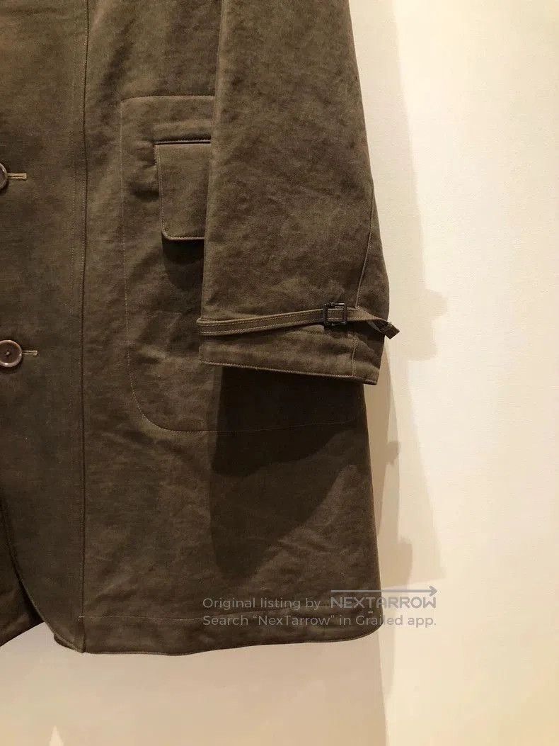 A.PRESSE A.PRESSE Motorcycle Half Coat in Olive Green. Size US L / EU 52-54 / 3 - 4 Thumbnail