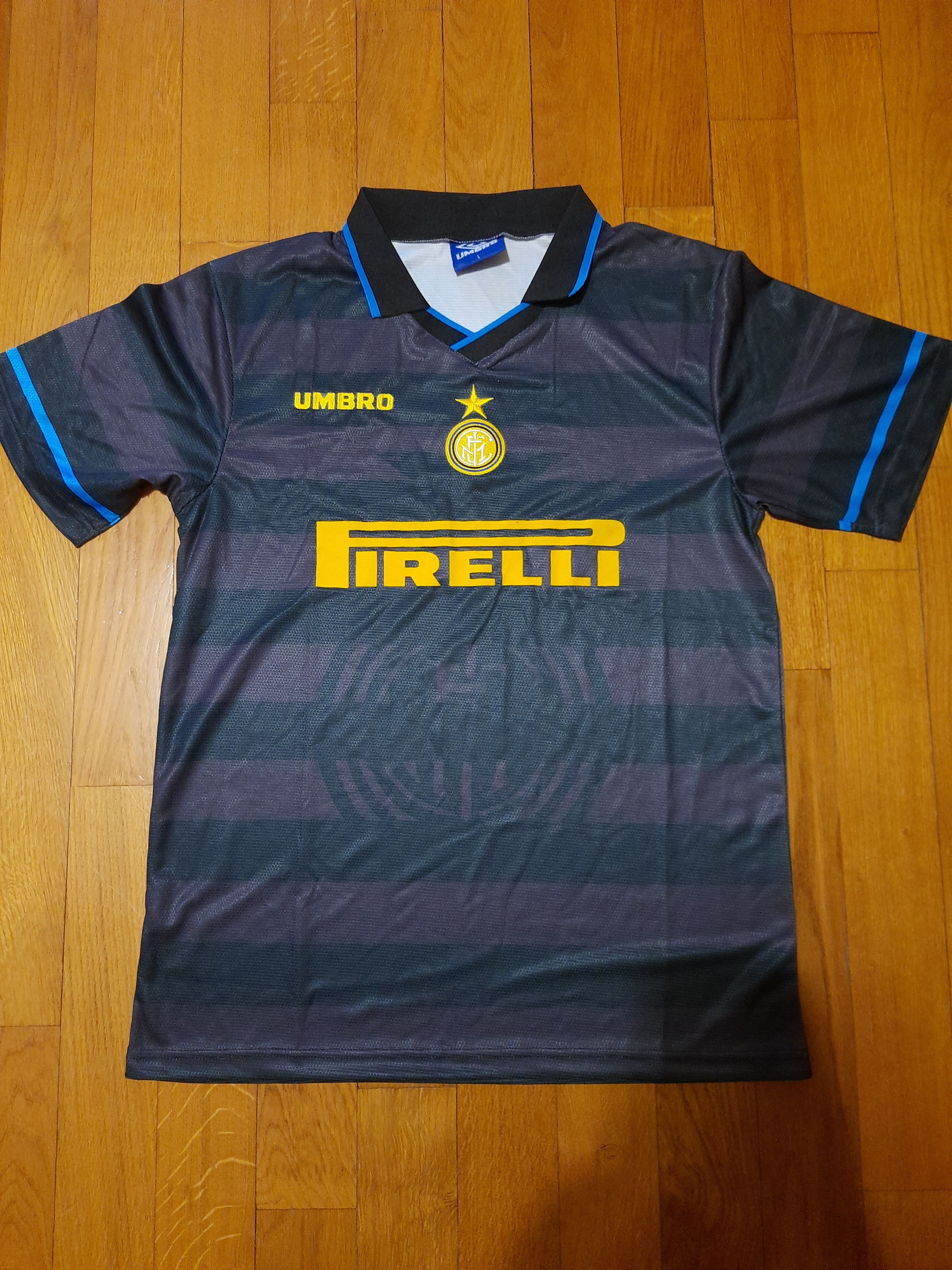 Other Inter Milan Retro 1997/98 Away Football Soccer Jersey Size US L / EU 52-54 / 3 - 1 Thumbnail