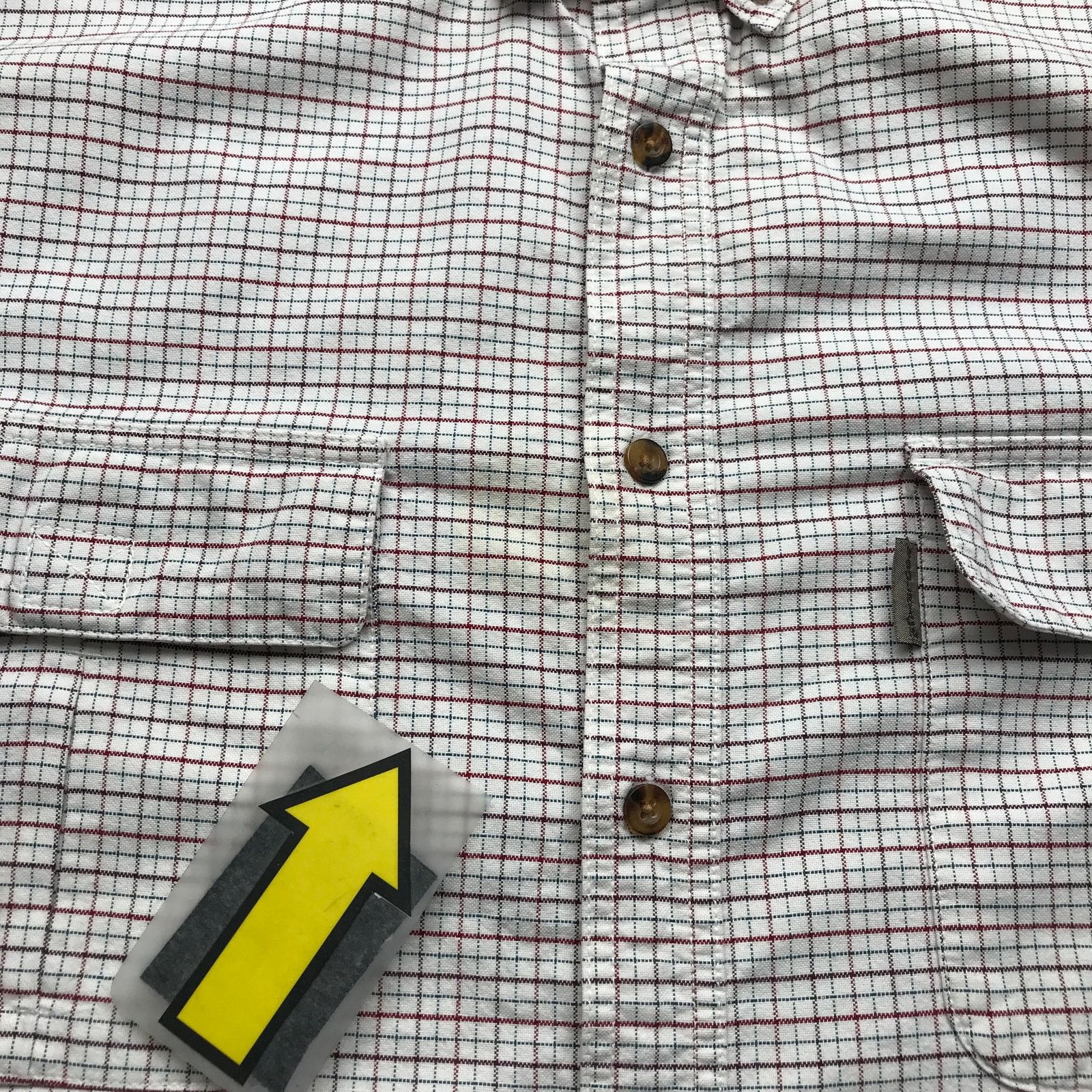 Other Woolrich Button Down Shirt Men's 2XL Check White Red Maroon Size US XXL / EU 58 / 5 - 8 Thumbnail