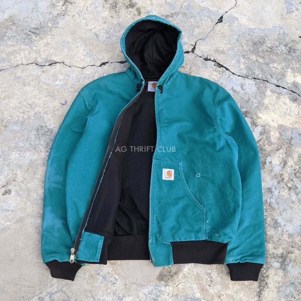 Carhartt Carhartt Active Jacket Aqua 90's Size US M / EU 48-50 / 2 - 2 Thumbnail