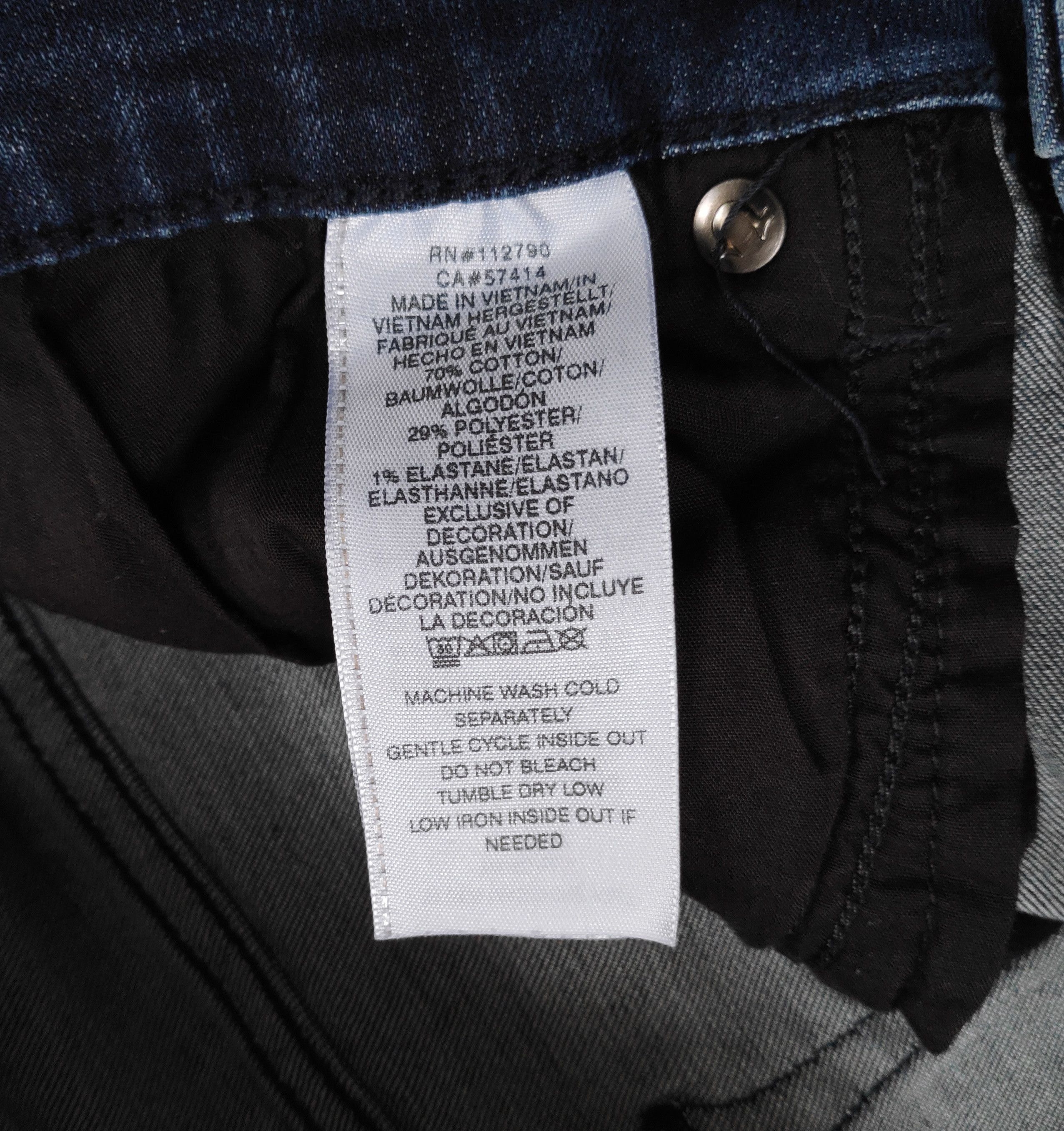 True Religion True Religion Rocco Relaxed Skinny Denim Jeans sz W32 Size US 32 / EU 48 - 10 Thumbnail