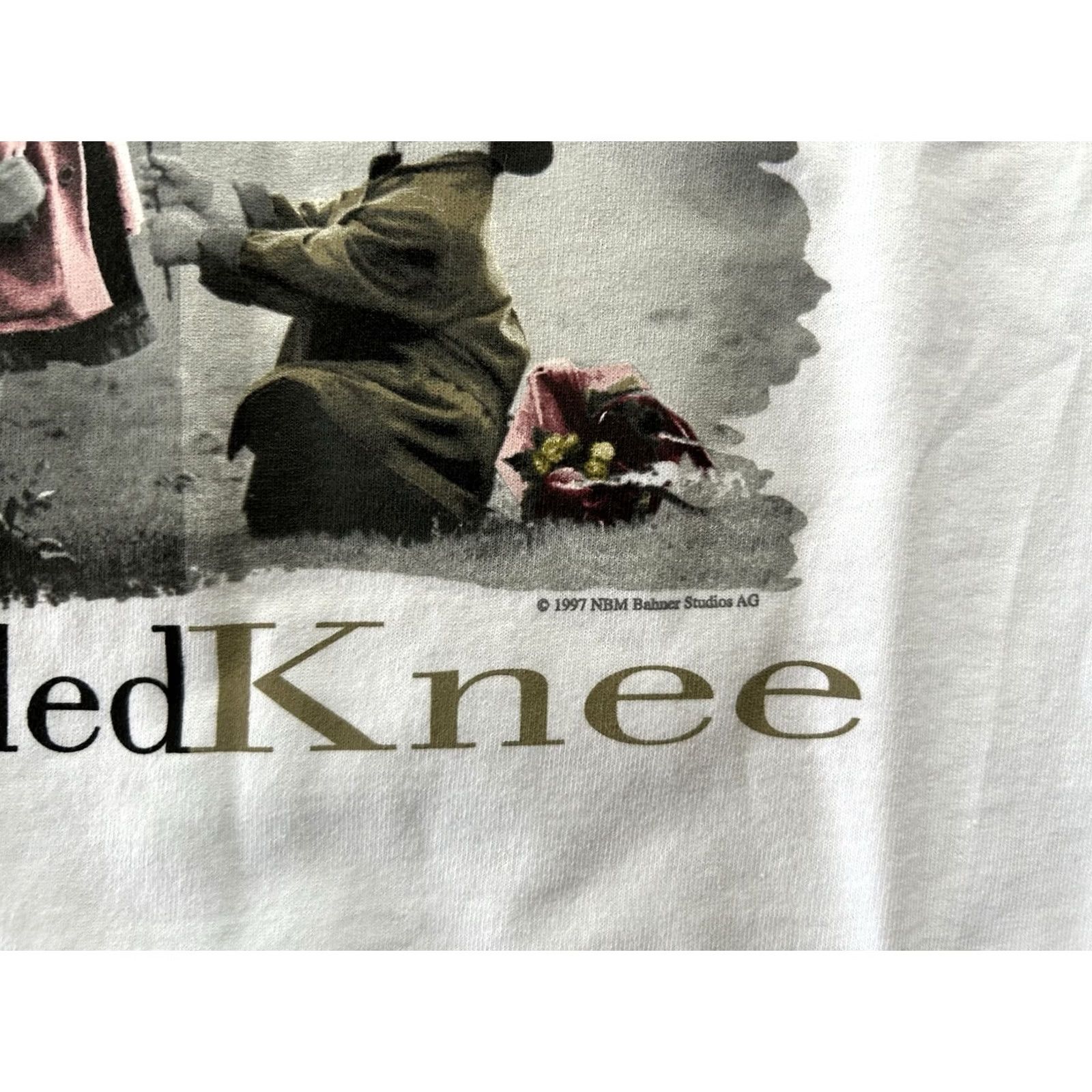 JW Anderson VINTAGE Kim Anderson T-Shirt White Love On Bended Knee Women L Short Sleeve NWT Size L / US 10 / IT 46 - 4 Thumbnail