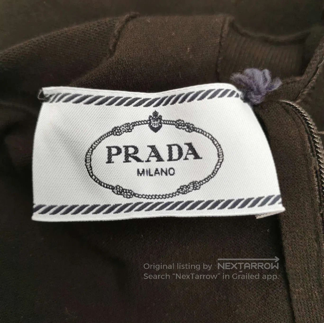 Prada Prada High Neck Hole Detail Long Sleeve Dress . Size S / US 4 / IT 40 - 5 Thumbnail