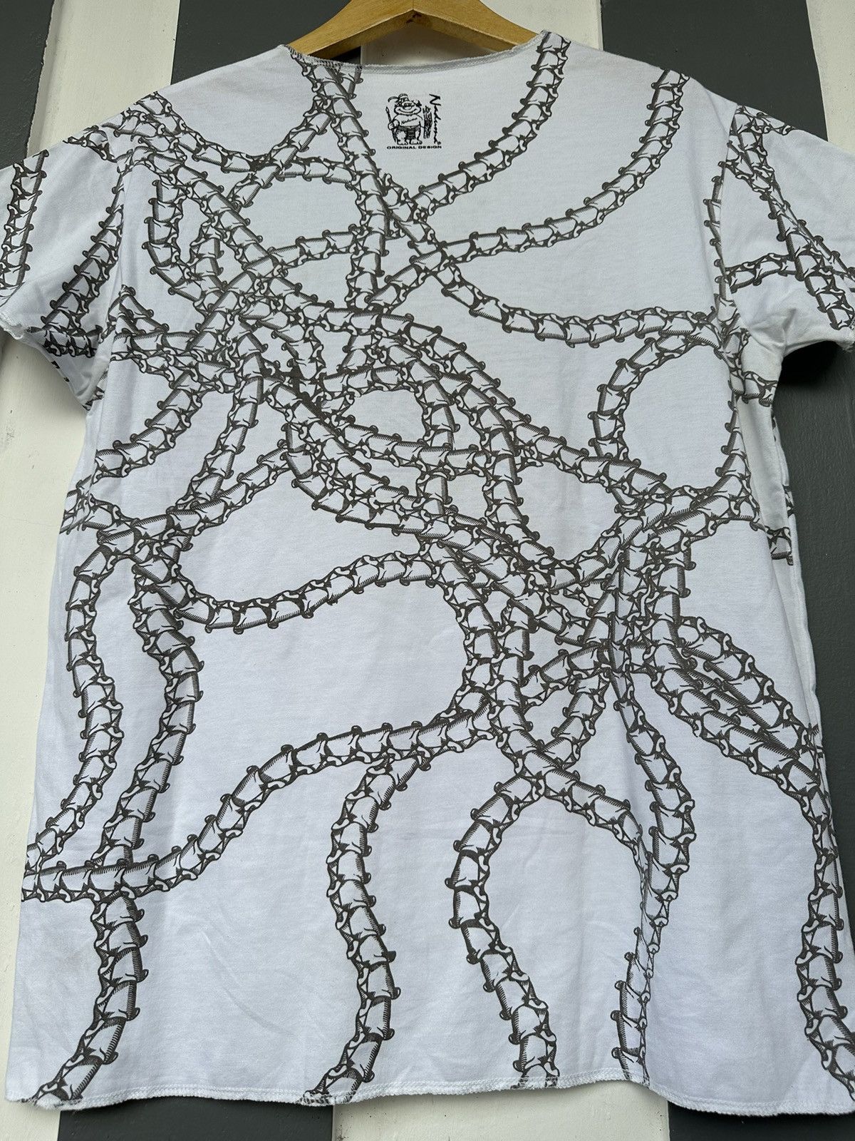 Hysteric Glamour SEDITIONARIES PUNK STYLED CRAZY BONE CHAIN TSHIRT Size US L / EU 52-54 / 3 - 4 Thumbnail