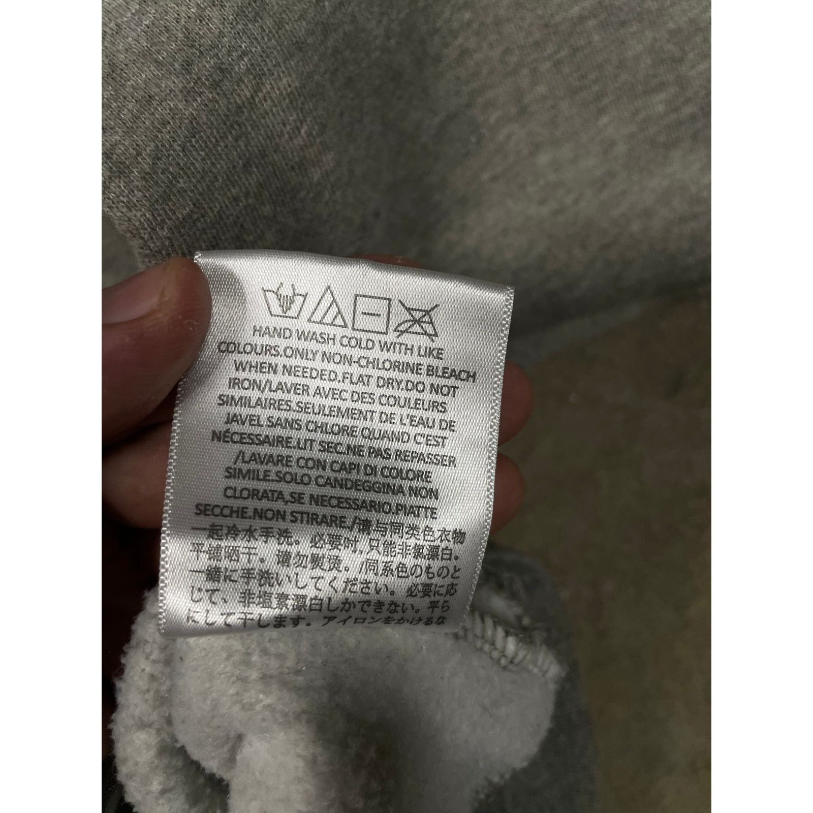 Essentials Essentials Hoodie Light Grey Small Used Size US S / EU 44-46 / 1 - 5 Thumbnail
