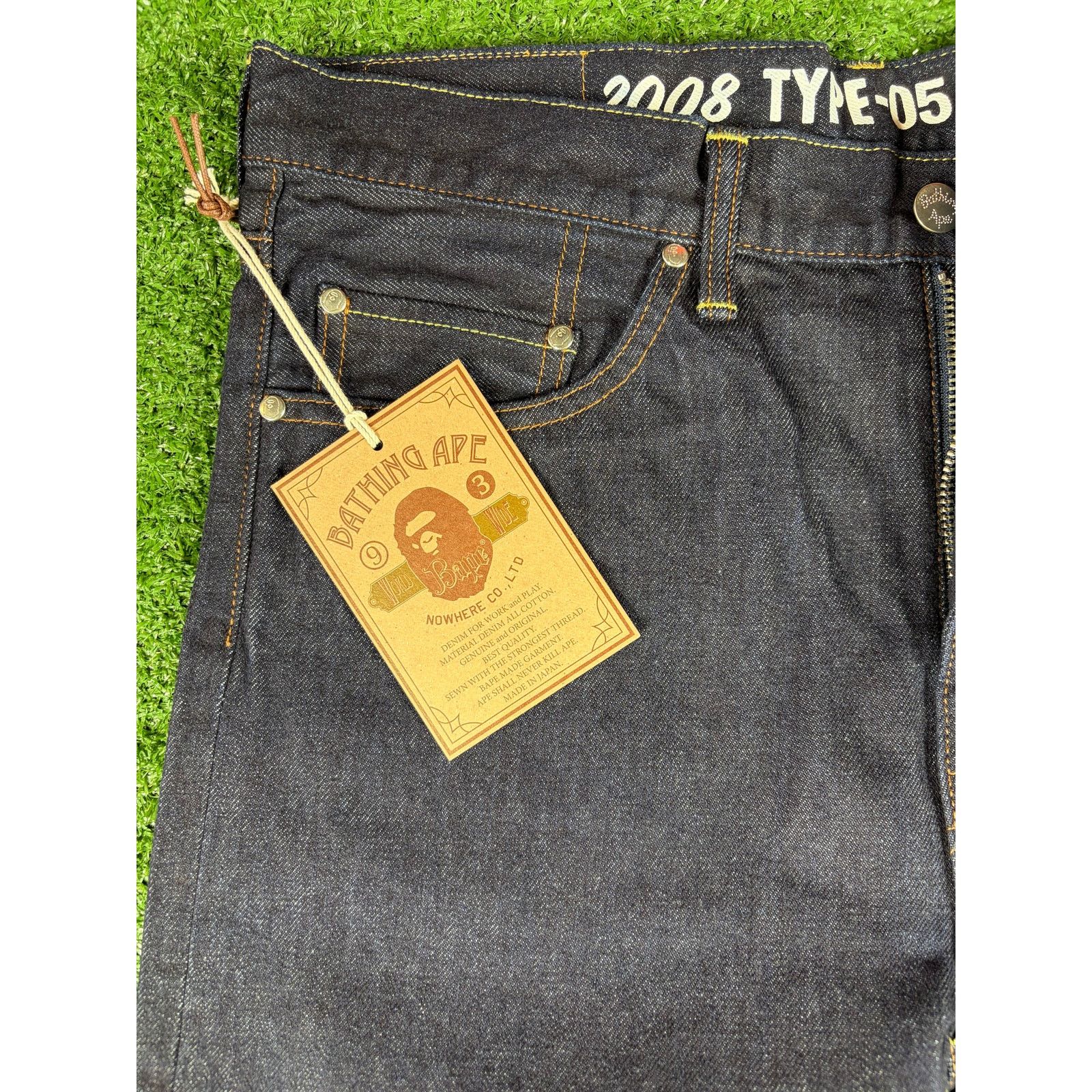 Bape BAPE X OVO 2008 Type-05 Navy Denim Pants Size Medium Size US 32 / EU 48 - 6 Thumbnail