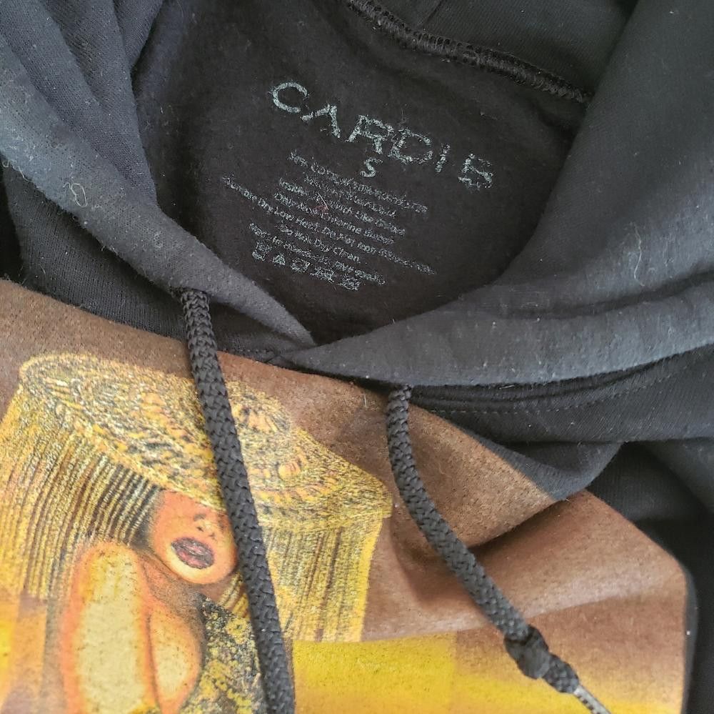 Designer Black | CARDI B | Official Money Hoodie Size US S / EU 44-46 / 1 - 4 Thumbnail