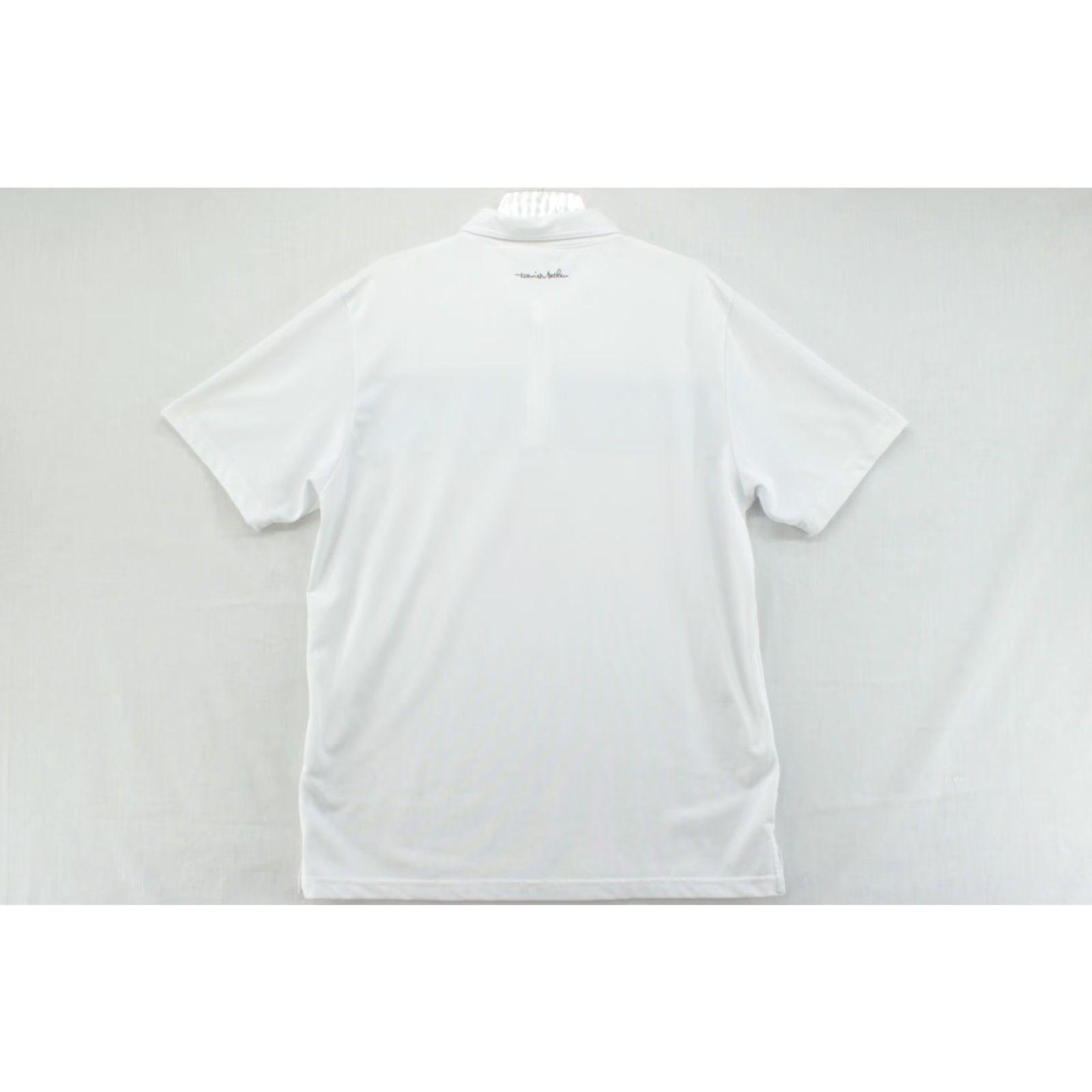 TravisMathew Travis Mathew Polo Shirt Men’s Large White Striped Golf Casual Short Sleeve Size US L / EU 52-54 / 3 - 7 Thumbnail