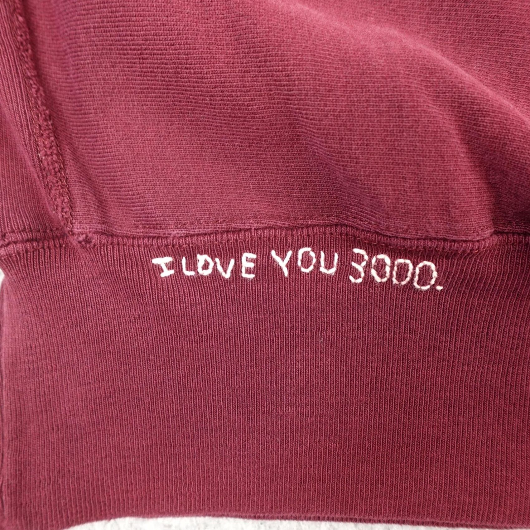 Champion VINTAGE Champion Reverse Weave Sweatshirt Mens XL Red Embroidered Heart Upcycle Size US XL / EU 56 / 4 - 6 Thumbnail
