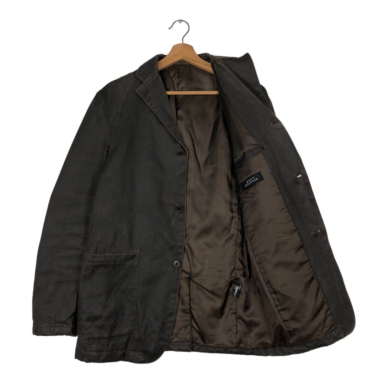 Japanese Brand 🔥Vintage Leather Jacket Men’s Melrose Japan Issey Miyake Size US M / EU 48-50 / 2 - 11 Thumbnail