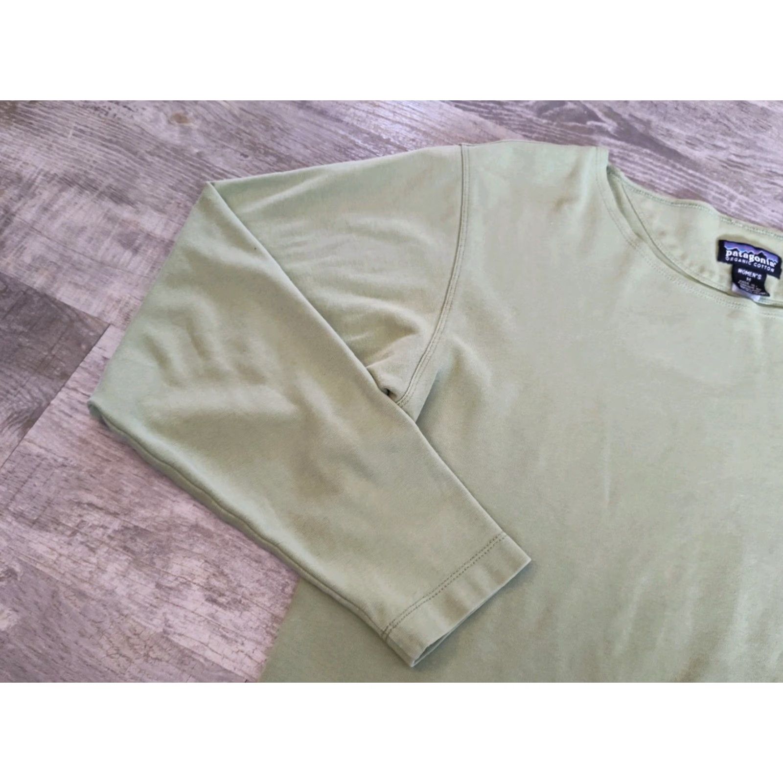 Patagonia VINTAGE Patagonia Women's Long Sleeve Base Layer Shirt Green M Stretch Size M / US 6-8 / IT 42-44 - 5 Thumbnail