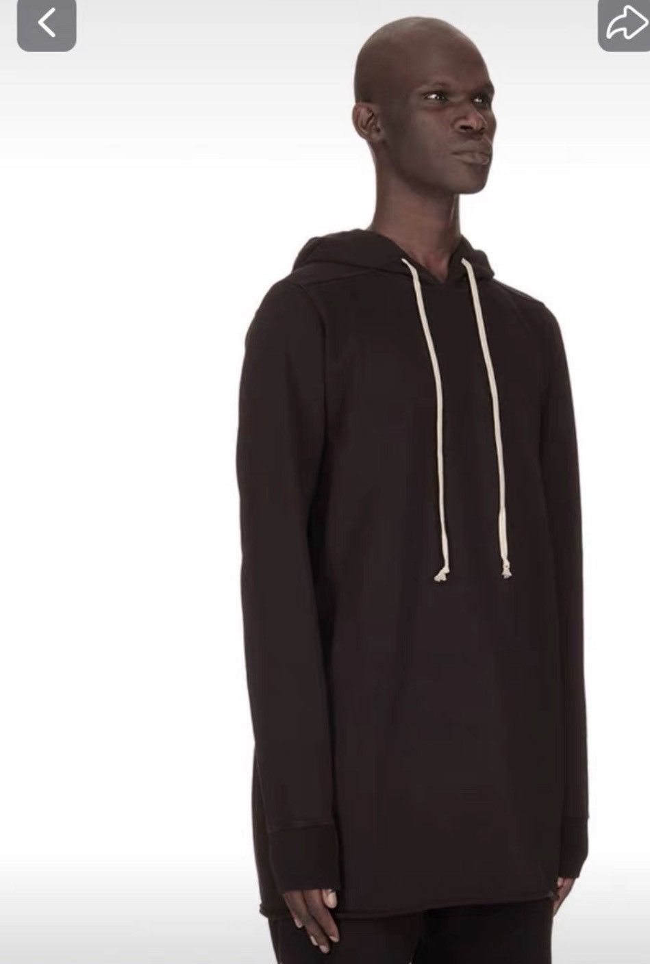 Rick Owens Rick Owens DRKSHDW Long Hoodie Size US S / EU 44-46 / 1 - 4 Thumbnail