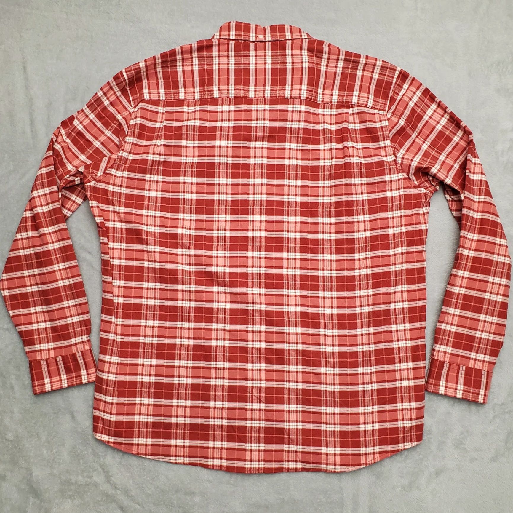 Vintage LL Bean Shirt Mens Large Red Plaid Twill Traditional Fit Long Sleeve Button Down Size US L / EU 52-54 / 3 - 5 Thumbnail