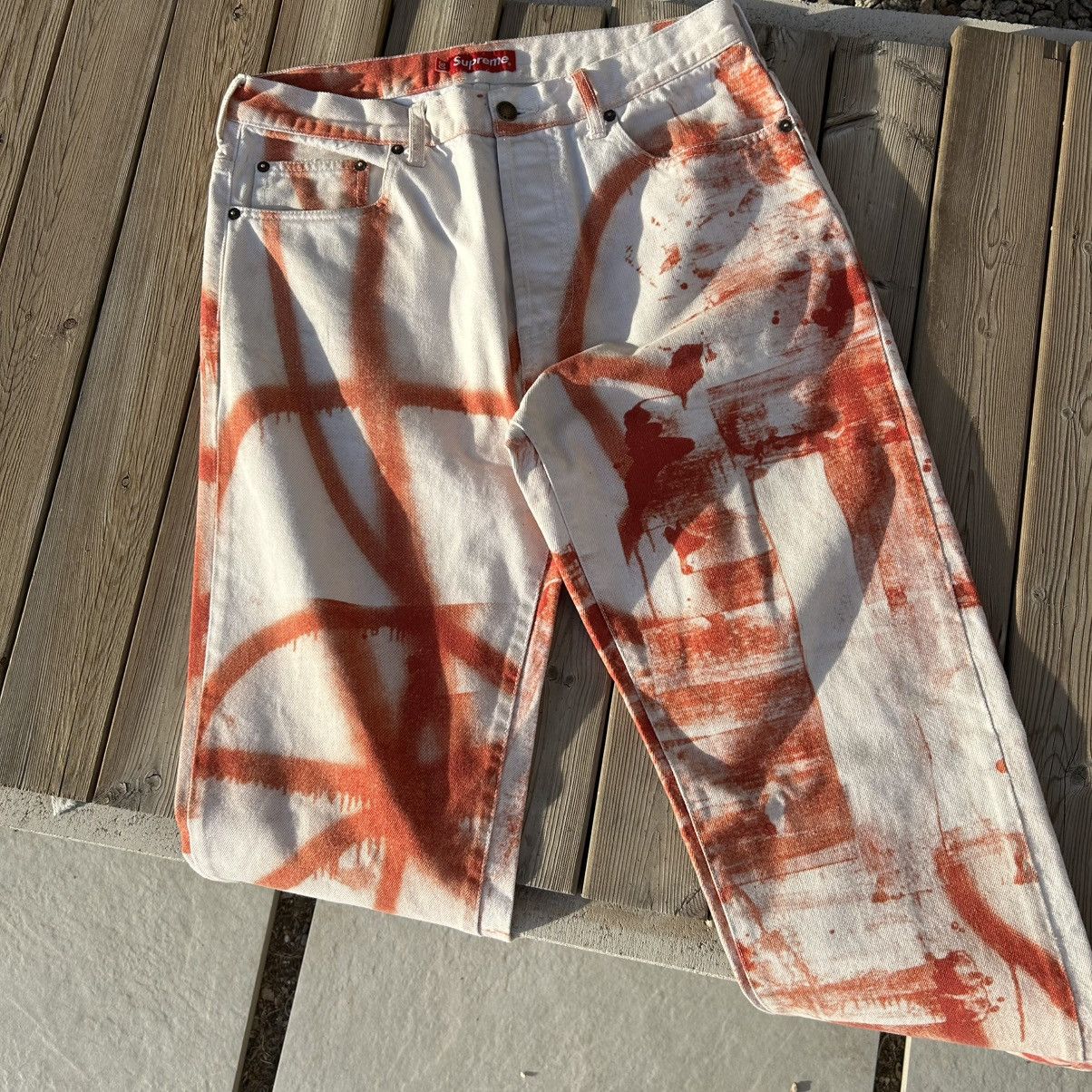 Supreme Supreme Denim Jeans Size US 30 / EU 46 - 3 Thumbnail