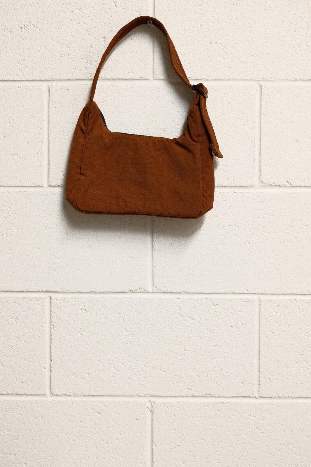 Unknown London Rust Brown Shoulder Bag with Adjustable Strap Size ONE SIZE - 2 Thumbnail