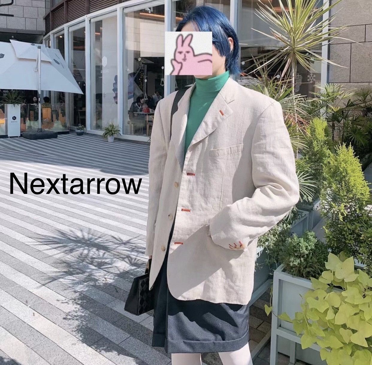 Comme des Garcons Linen red line suit jacket 2412-Nextarrow Size S / US 4 / IT 40 - 2 Thumbnail