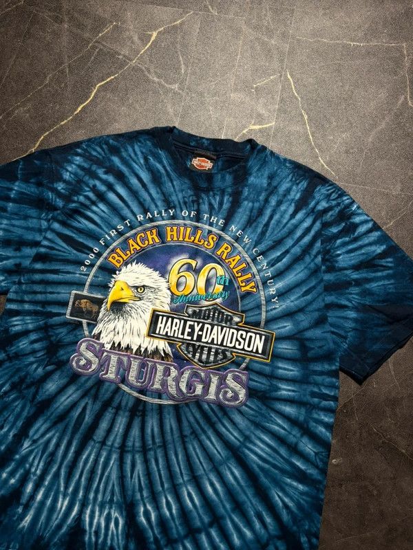 Harley Davidson Harley Davidson 60th Anniversary 2000 License Tie Dye Size US L / EU 52-54 / 3 - 14 Thumbnail