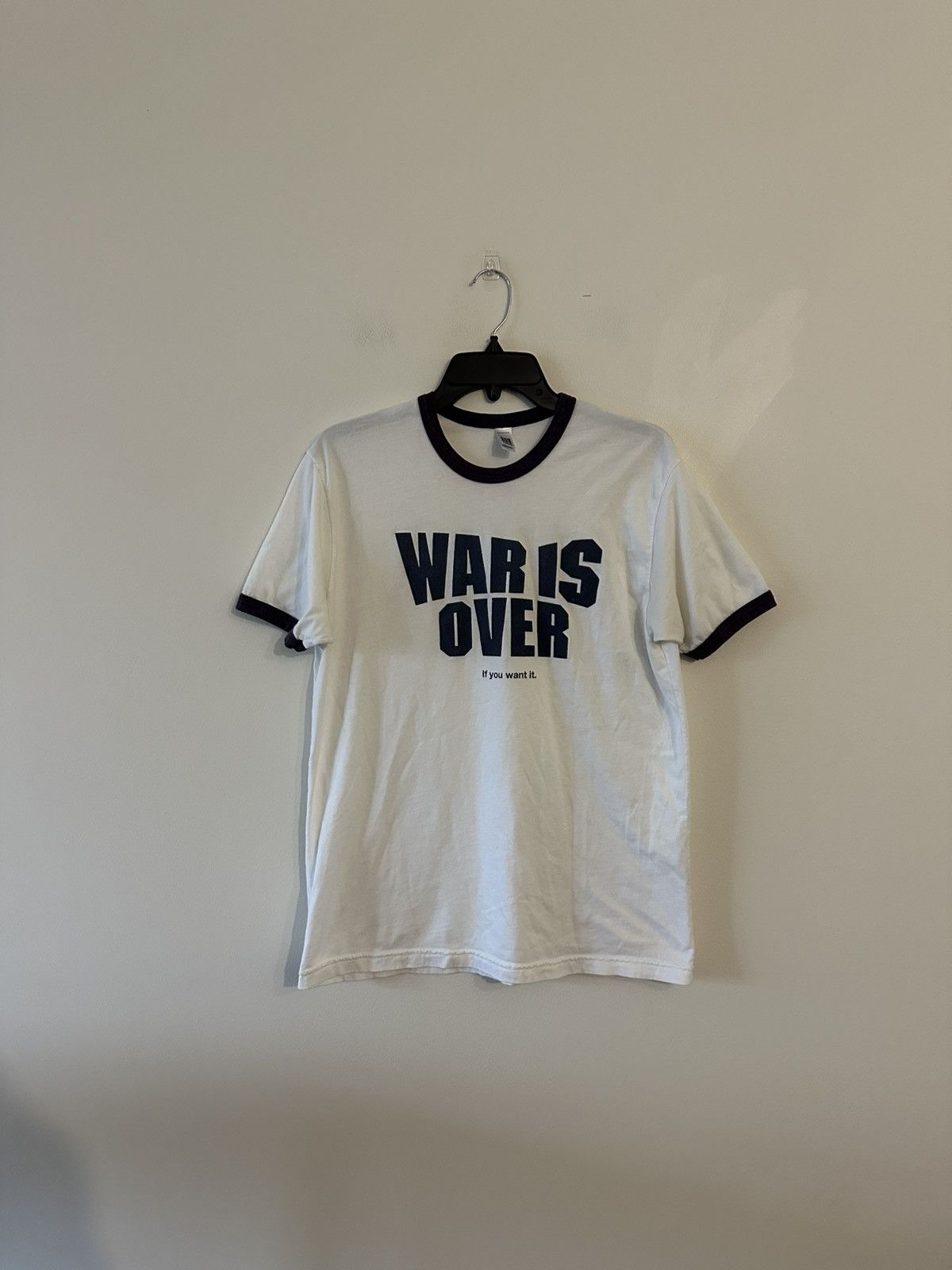 Band Tees × Vintage Vintage NUTOPIA Y2K War Is Over If You Want It Lennon Size US L / EU 52-54 / 3 - 1 Thumbnail