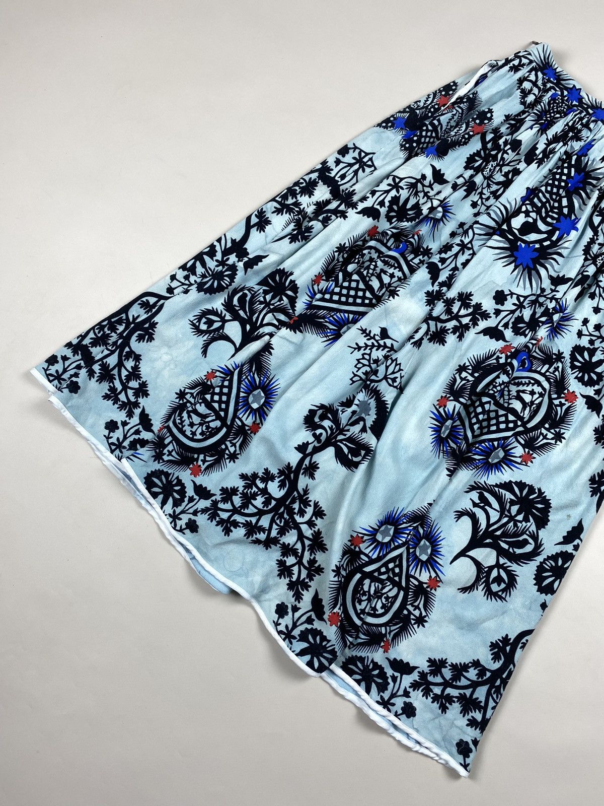 MSGM MSGM ladies overprinted viscose skirt size 40 / L Size 27" / US 4 / IT 40 - 20 Thumbnail