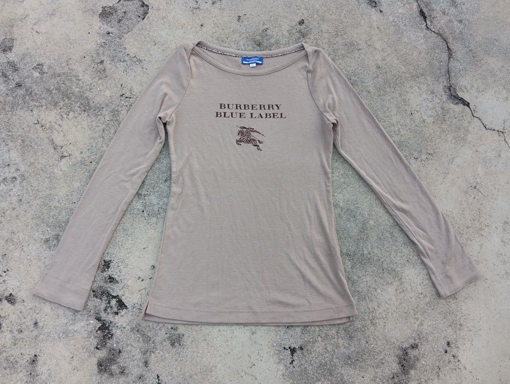 Burberry Burberry Blue Label Japan 🎌 🐎 Tshirt L/S for women 🌹 Size XS / US 0-2 / IT 36-38 - 2 Thumbnail