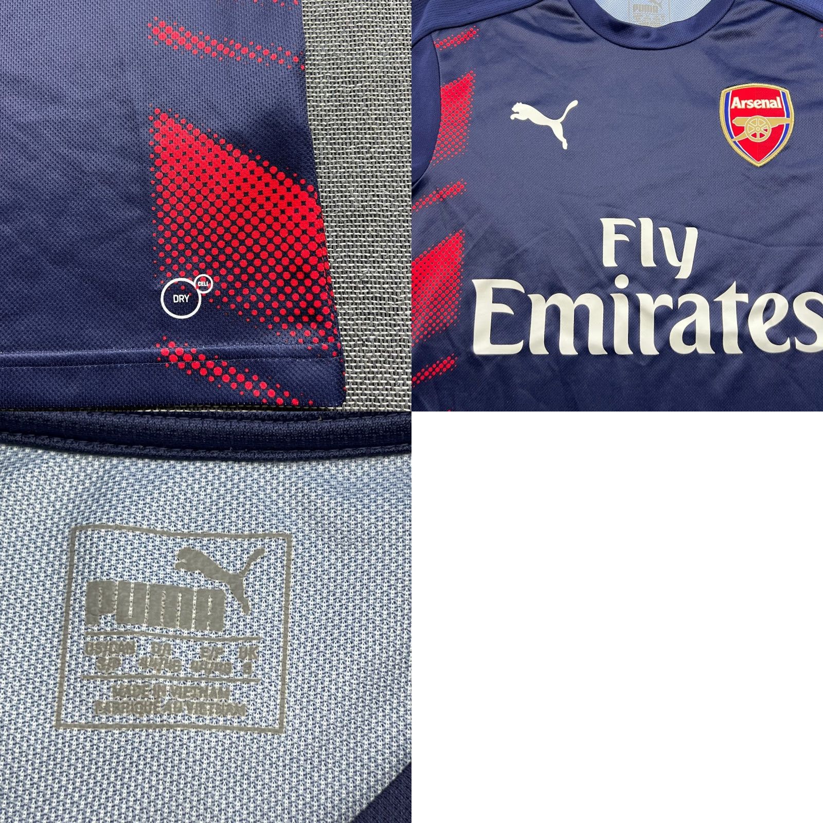Puma PUMA Arsenal 2017 2018 Training Football Mens Jersey Shirt Small Stadium Shirt Adidas? Size US S / EU 44-46 / 1 - 9 Thumbnail
