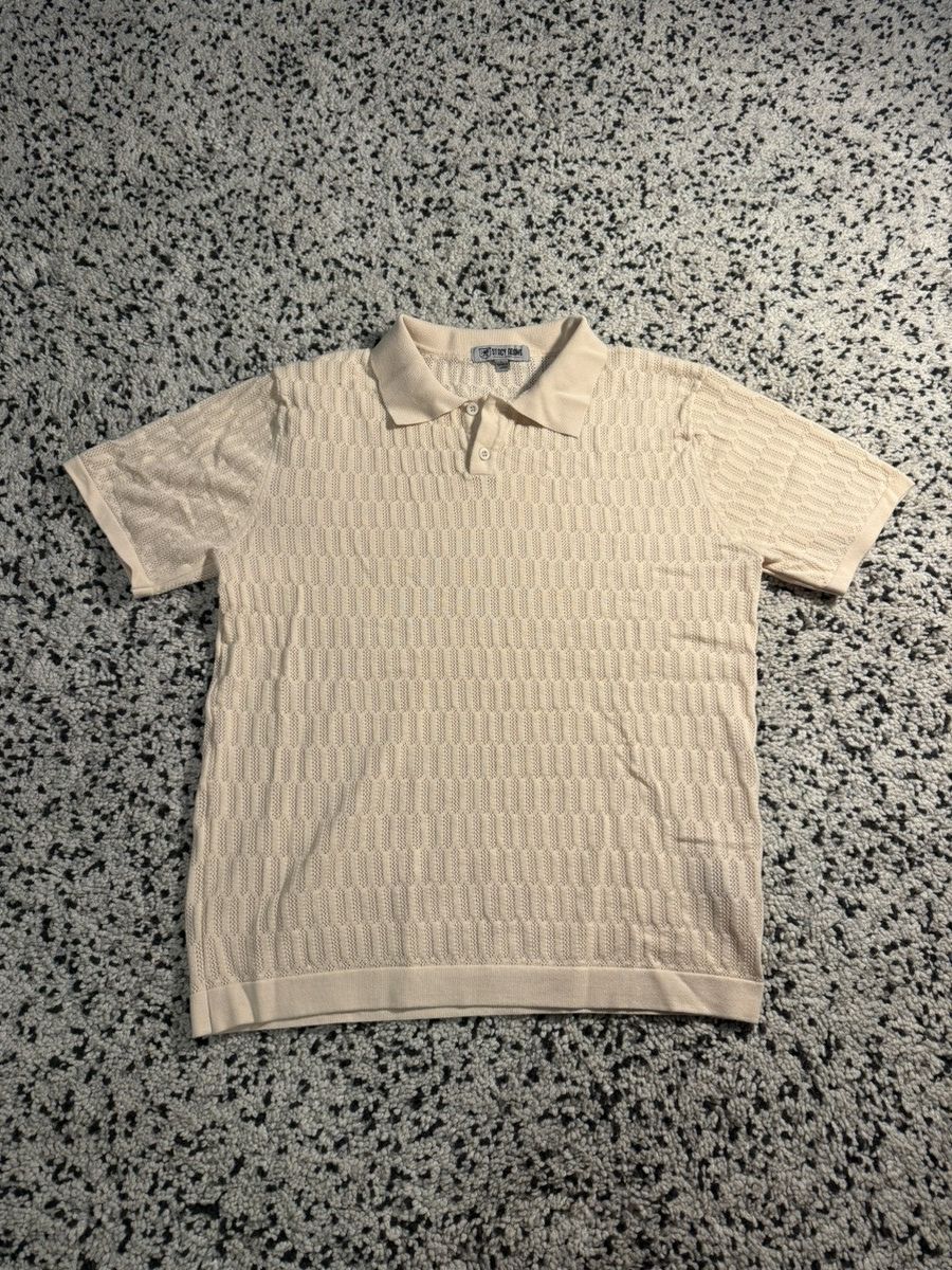 Stacy Adams Stacy Adams Knit Polo T-Shirt Size US L / EU 52-54 / 3 - 1 Thumbnail