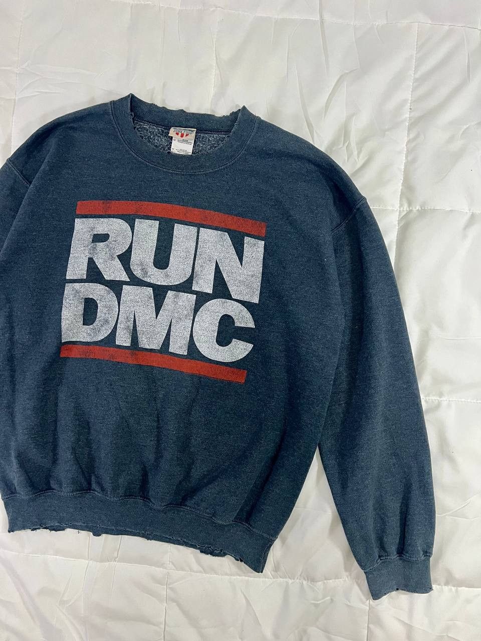 RUN DMC × Vintage VINTAGE Y2K THRASHED RUN DMC BIG LOGO SWEATSHIRT Size US M / EU 48-50 / 2 - 2 Thumbnail